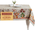 Maison d' Hermine Table Cloth Rectangle Table 100% Cotton 70 x 90 Inches Fall Tablecloth Reusable Everyday Use for Thanksgiving Christmas Decorations Dining Farmhouse Party (Recolte)
