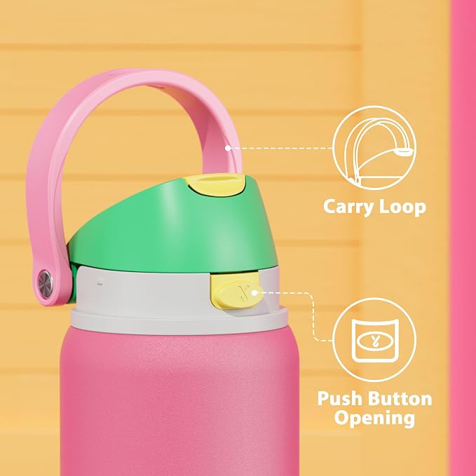 32 oz Insulated Water Bottle for Women: Meoky Stainless Steel Water Bottle - Image 5