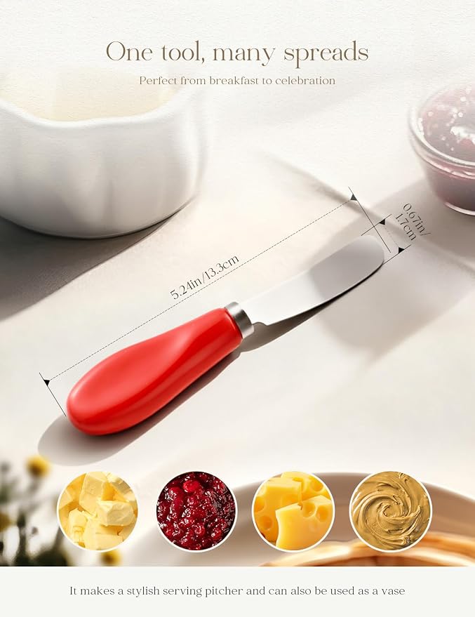 Stainless Steel Butter Spreader Knife 2 Pack - Image 3