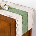 Boho Table Runner Summer Farmhouse Rustic Dining Dresser Scarf Home Decor | by Socomi