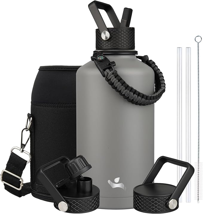 Konokyo 87 oz Insulated Stainless Steel Water Bottle Jug by Konokyo