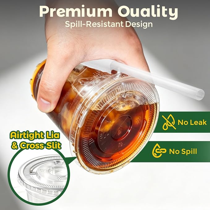 Charmount 100 Sets 16 oz Plastic Cups - Image 4