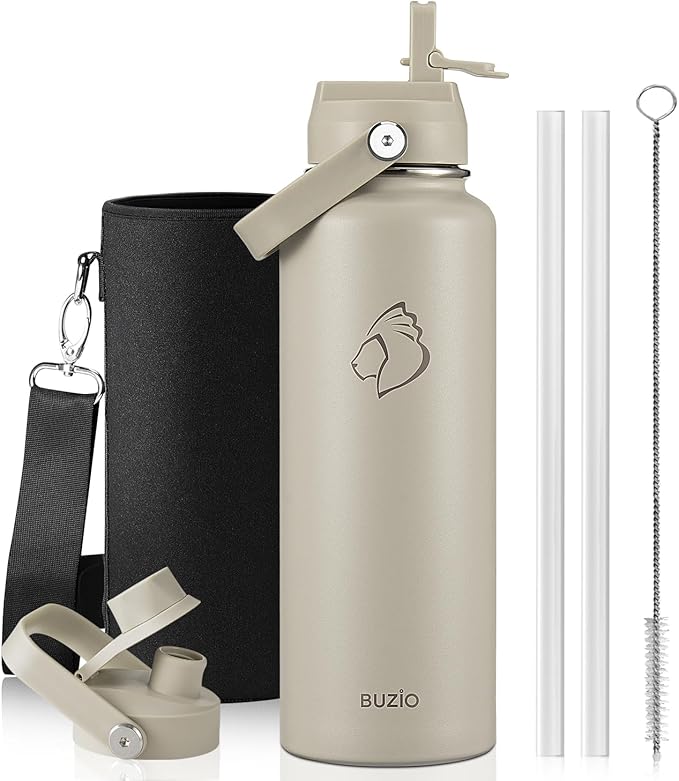 BUZIO Triple Wall Vacuum Water Bottle by BUZIO