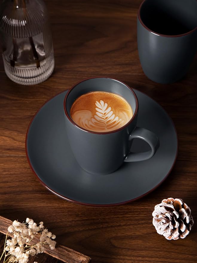 famiware Venus Coffee Mugs Set of 6, 13 oz Ceramic Stoneware Mug Cup Set | - Image 6