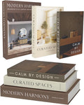 Modern Decorative Books For Home Decor - Set of 3 Faux/Fake Books For Decoration for Aesthetic Coffee Table Bookshelf Mantle Book Decor as Decorative Storage Boxes in Living Room Entryway Shelf Décor