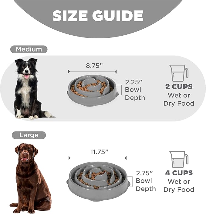 Outward Hound Fun Feeder Slo Bowl – Medium 2‑Cup Capacity, Slow Feeding - Image 5