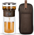 ZENS Glass Infuser Teapot, One Touch Tea Maker by ZENSLIFESTYLE