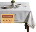 Maison d' Hermine Table Cloth Rectangle Table 100% Cotton 60 x 120 Inches Tablecloth Reusable Decorative for Dining Room Farmhouse Home Valentines Day Decorations Spring Summer - Flying Birds