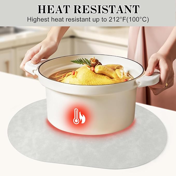 Faux Leather Placemats Set of 6 - Image 4