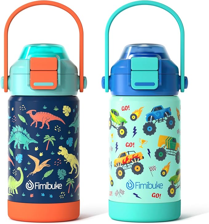 Fimibuke 14oz Kids Insulated Water Bottle by Fimibuke