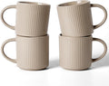 famiware Coffee Mug Set for 4, Star 12 oz Catering Mugs Cup Set by Famiware