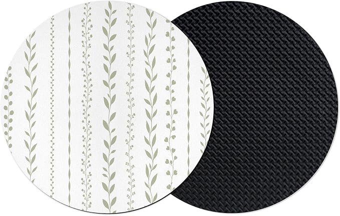 Spring Botanical Coasters Set of 2, Absorbent Coasters by Unknown