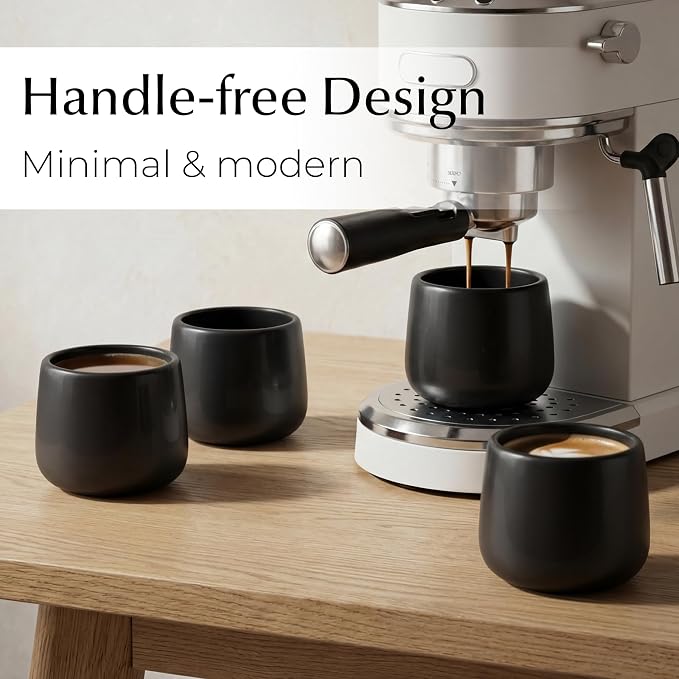 MIAMIO - Ceramic Cup Set of 4, Coffee Mugs - Nami | Coffee Cup Set / Ceramic - Image 4