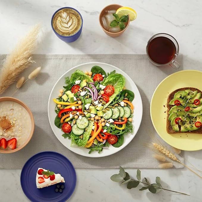 Wheat Straw Dinnerware Sets 40 PCS - Image 4