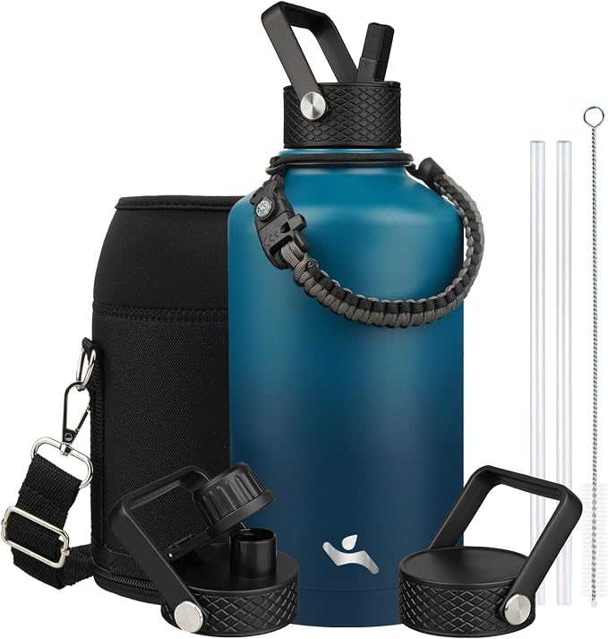 Konokyo 87 oz Insulated Stainless Steel Water Bottle Jug by Konokyo