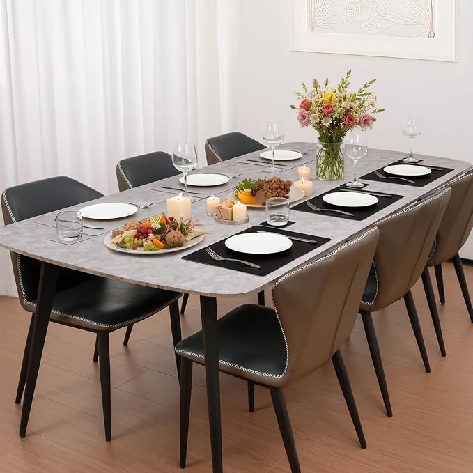 Vinyl Placemats Set of 6, Dual Sided Place Mats - Image 8