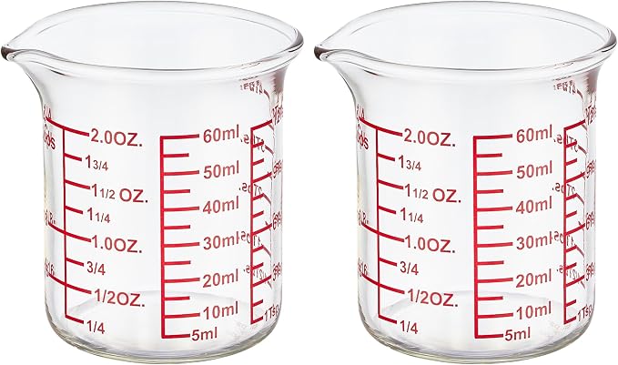 High Borosilicate Glass Measuring Cup-V-Shaped Spout，Glass Measuring Beaker by AckersBORO33