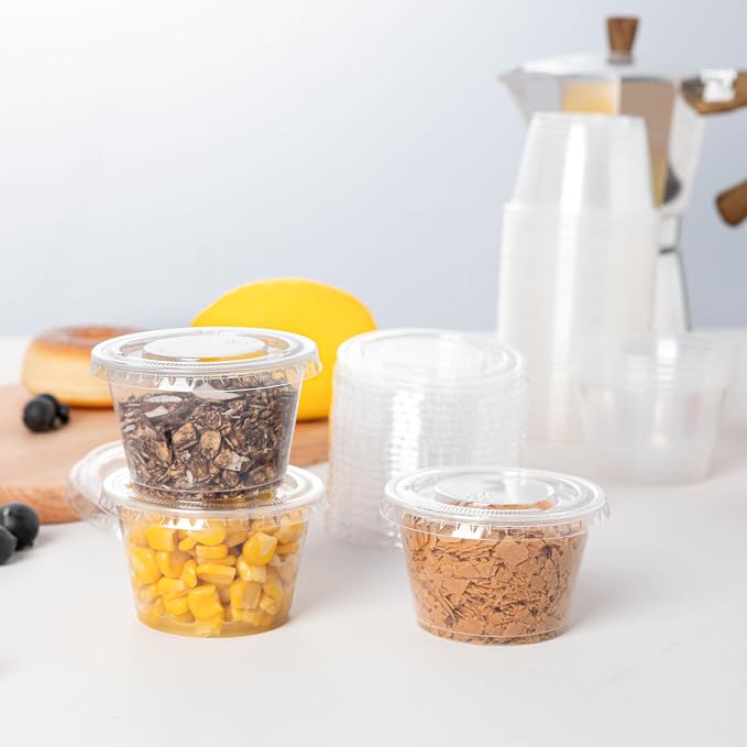HOMIP 200PACK 4oz Plastic Portion Cups - Image 5