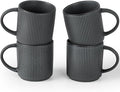 famiware Coffee Mug Set for 4, Star 12 oz Catering Mugs Cup Set by Famiware
