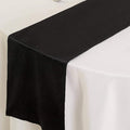 10 pcs 12x108-Inch Black Premium Velvet Table Runners by BalsaCircle