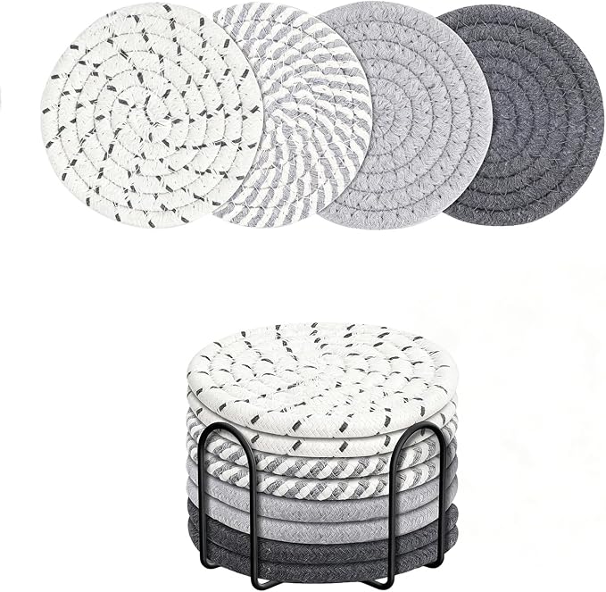 Coasters Set of 8 for Drinks by Unknown