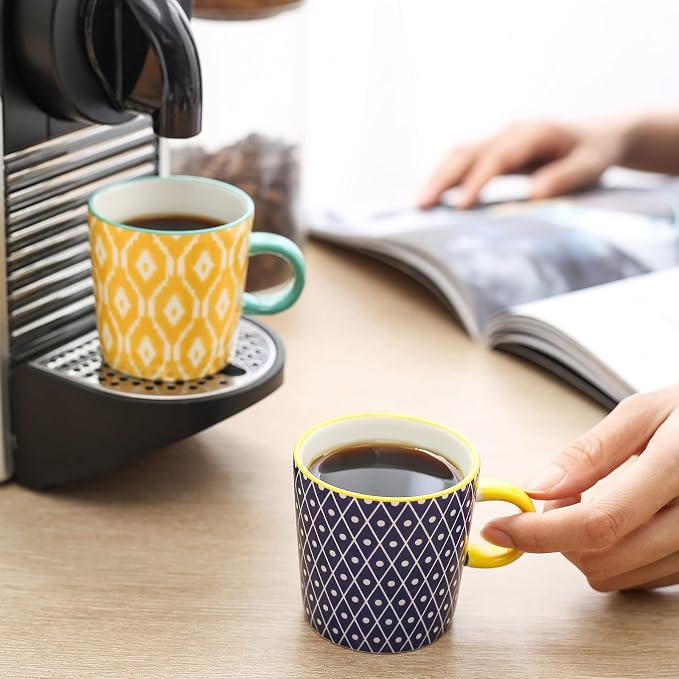 Selamica Ceramic 3.5 Oz Espresso Cups, Mini Coffee Cups - Image 5