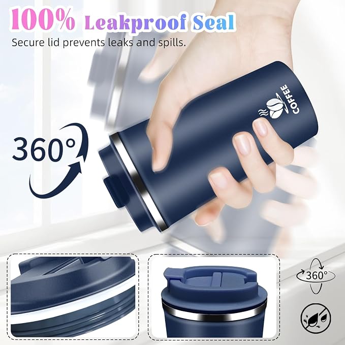 17oz Insulated Travel Coffee Mug - Image 6