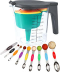 19-Pc Magnetic Measuring Cups and Spoons Set, by Recogwood