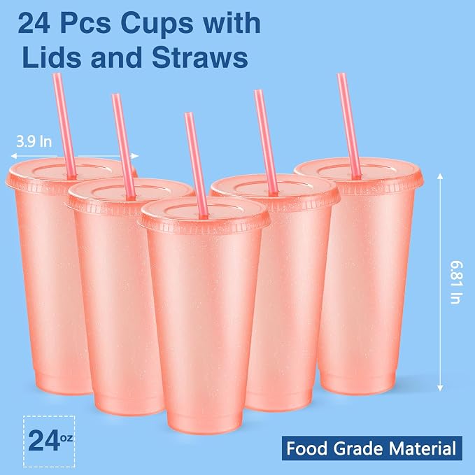 Amyhill 24 Pcs Reusable Cups - Image 2