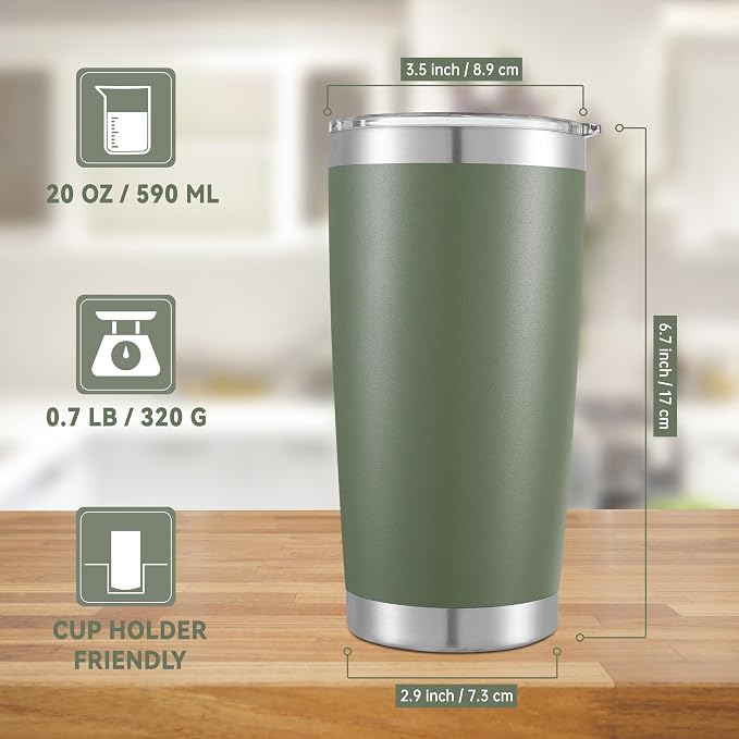 20 oz Tumblers Stainless Steel Tumbler - Image 5