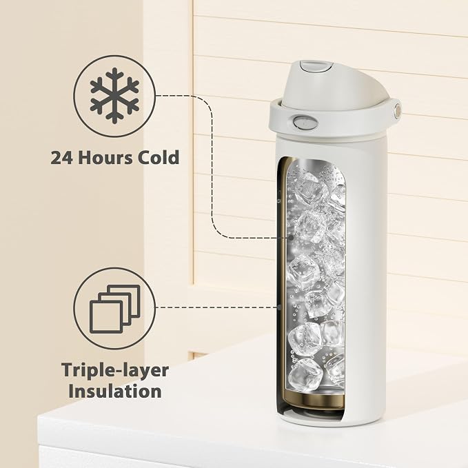 24 oz Insulated Water Bottle - Image 4