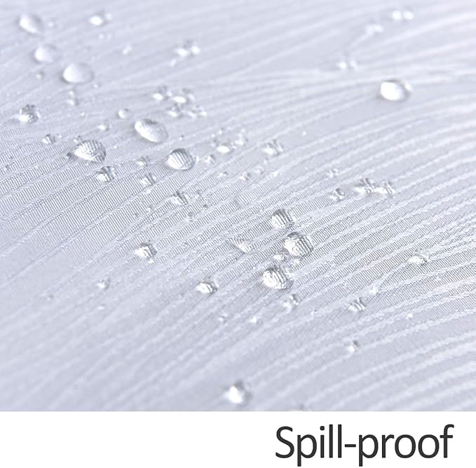 maxmill Jacquard Tablecloth Swirl Design Spillproof Wrinkle Free Heavy Weight Soft Table Cloth Decorative Fabric Table Cover for Outdoor and Indoor Use Oblong 60 x 120 Inch White