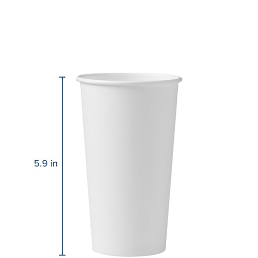 Solo 420W-2050 20 oz White SSP Paper Hot Cup - Image 3