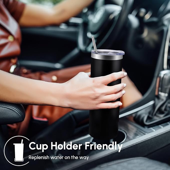 Volhoply 8 Pack Skinny Tumblers - Image 4