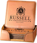 Personalized Groomsmen Coaster Gifts by OnTheRox