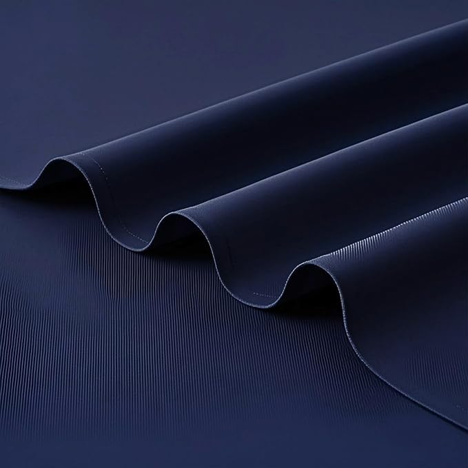 FOLINS&HOME Navy Blue Waterproof Decorative Table Runner 72 Inches Long | - Image 5