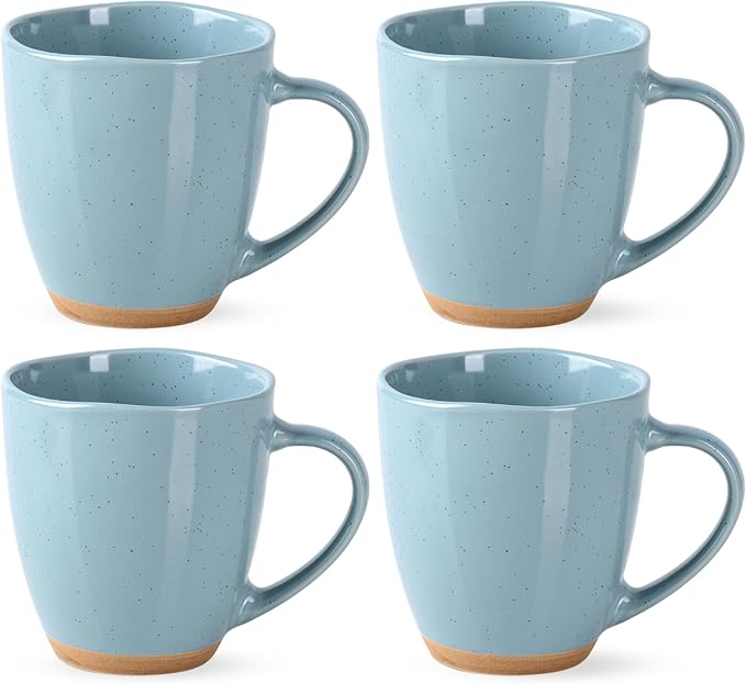 AmorArc 12oz Coffee Mugs, Ceramic Coffee Mugs set of 4 by AmorArc