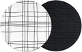Modern Minimalist Lines Coasters Set of 2 Absorbent Coasters by Unknown