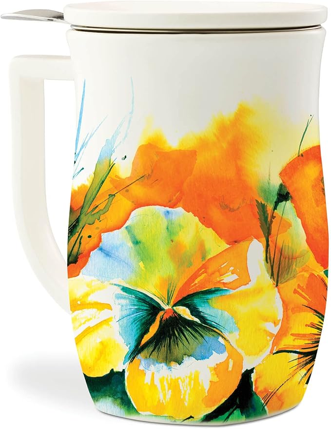 Tea Forte Ceramic Fiore Tea Cup by TeaForte
