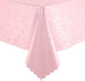 Smiry Rectangle Table Cloth, Waterproof Heavy Duty Vinyl Tablecloths, Wipeable Washable Table Cover for Kitchen, Dining Room & Valentines(Pink, 60" X 84")