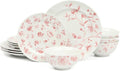 Martha Stewart Empress Bouquet 12-Piece Decorated Porcelain Chip and Scratch by MarthaStewart