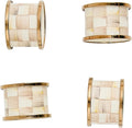 MACKENZIE-CHILDS Enamel Napkin-Ring Set, napkin-holder ring by Unknown