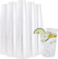 FOCUSLINE 200 Pack 12 oz Clear Plastic Cups, Disposable Cups Reusable Plastic by FOCUSLINE
