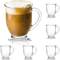 Accguan 15oz/450ml Glass Coffee Mugs by Accguan
