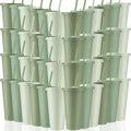 Skylety 48 Pcs Sage Green Plastic Cups by Skylety