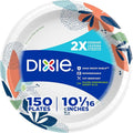 Dixie Large Paper Plates, 10 Inch, 2X Stronger*, Microwave-Safe, Soak-Proof by Unknown