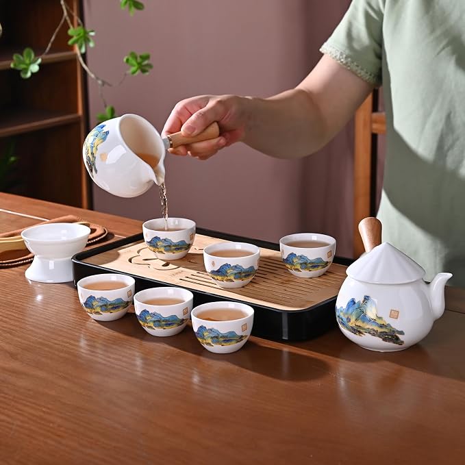 Chinese Tea Set Traditional, Chinese Gongfu Tea Set - Image 3