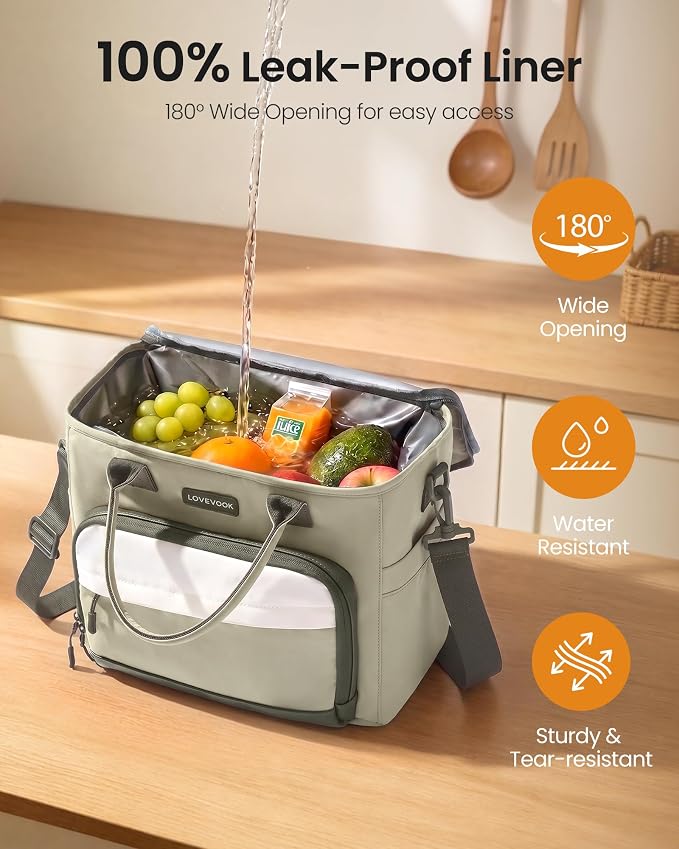 LOVEVOOK Lunch Box for Women, Adult Lunch Bag for Work - Image 6