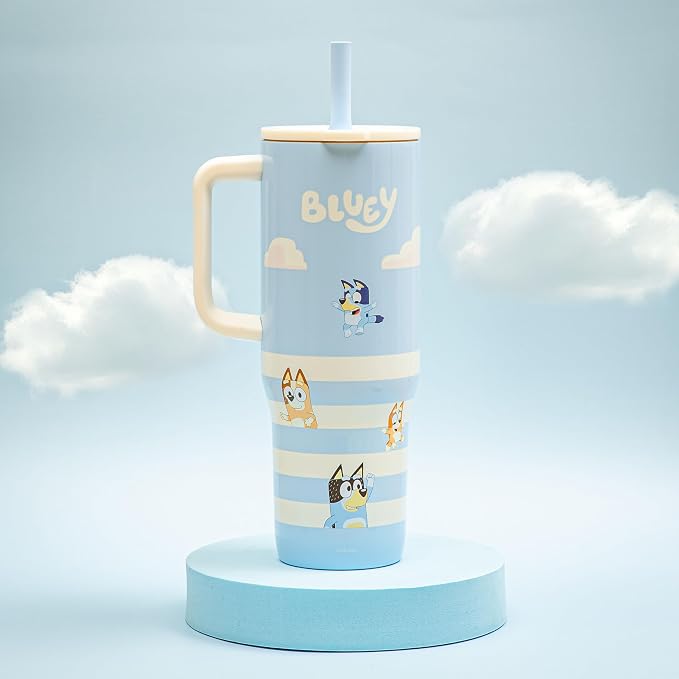 Zak Designs Bluey 30oz Spill-Proof Insulated Stainless Steel Travel Tumbler | - Image 10