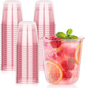 KesaPlan 100Pcs 12oz Pink Plastic Party Cups, Disposable Wine Cocktail Cups | by KesaPlan